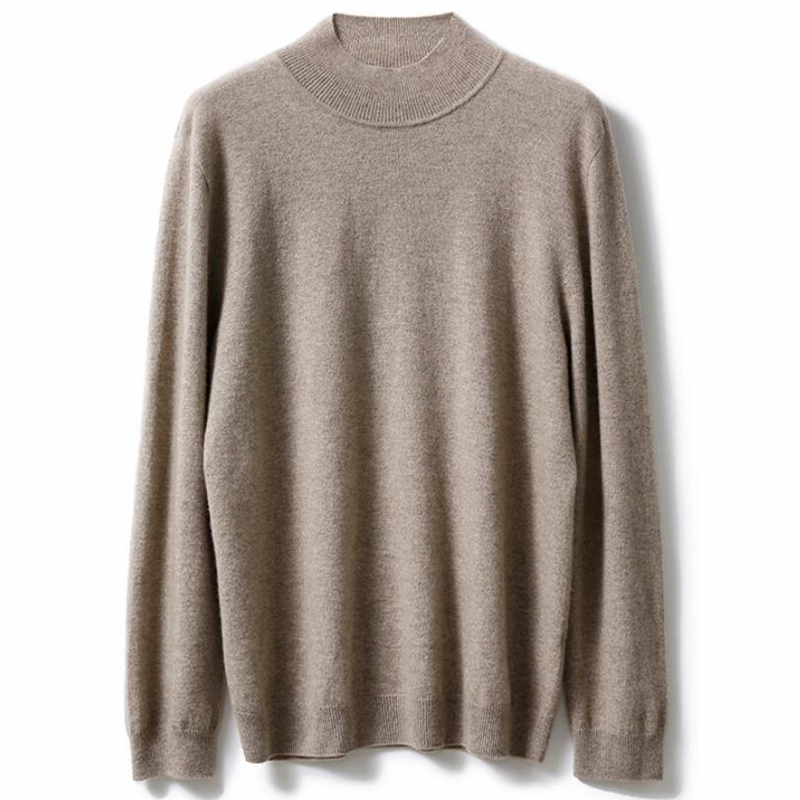 100%Cashmere Sweater Men Pullover Turtleneck Winter Camel Sweaters WHOLESALE ONLY 